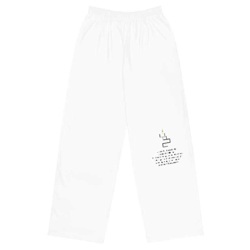 Circulation Cozy Pants - neon green line product image (9)