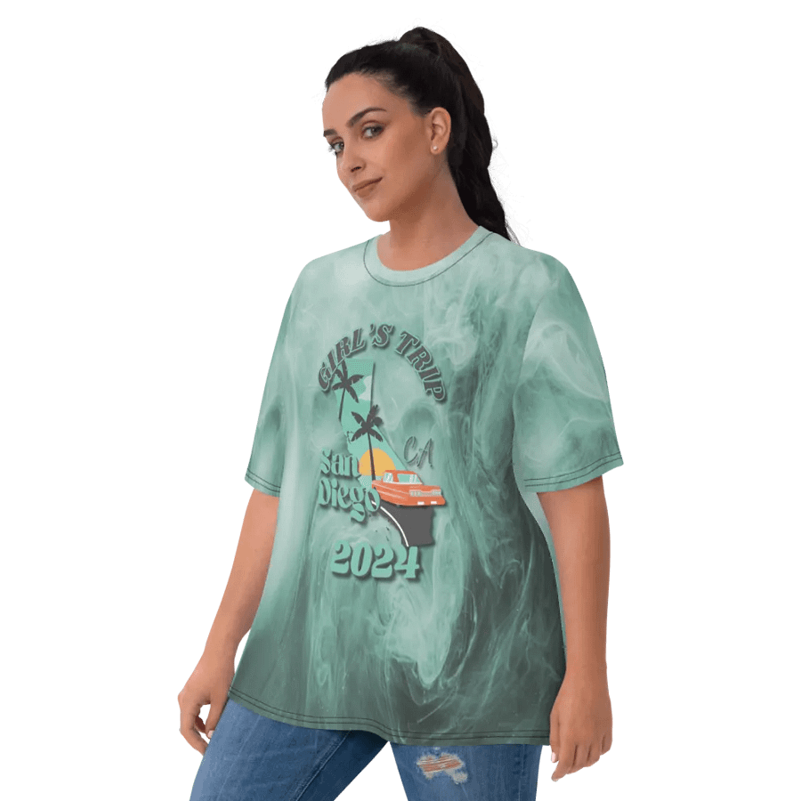 Girls Trip San Diego Ca 2024 All Over Print T-shirt product image (10)