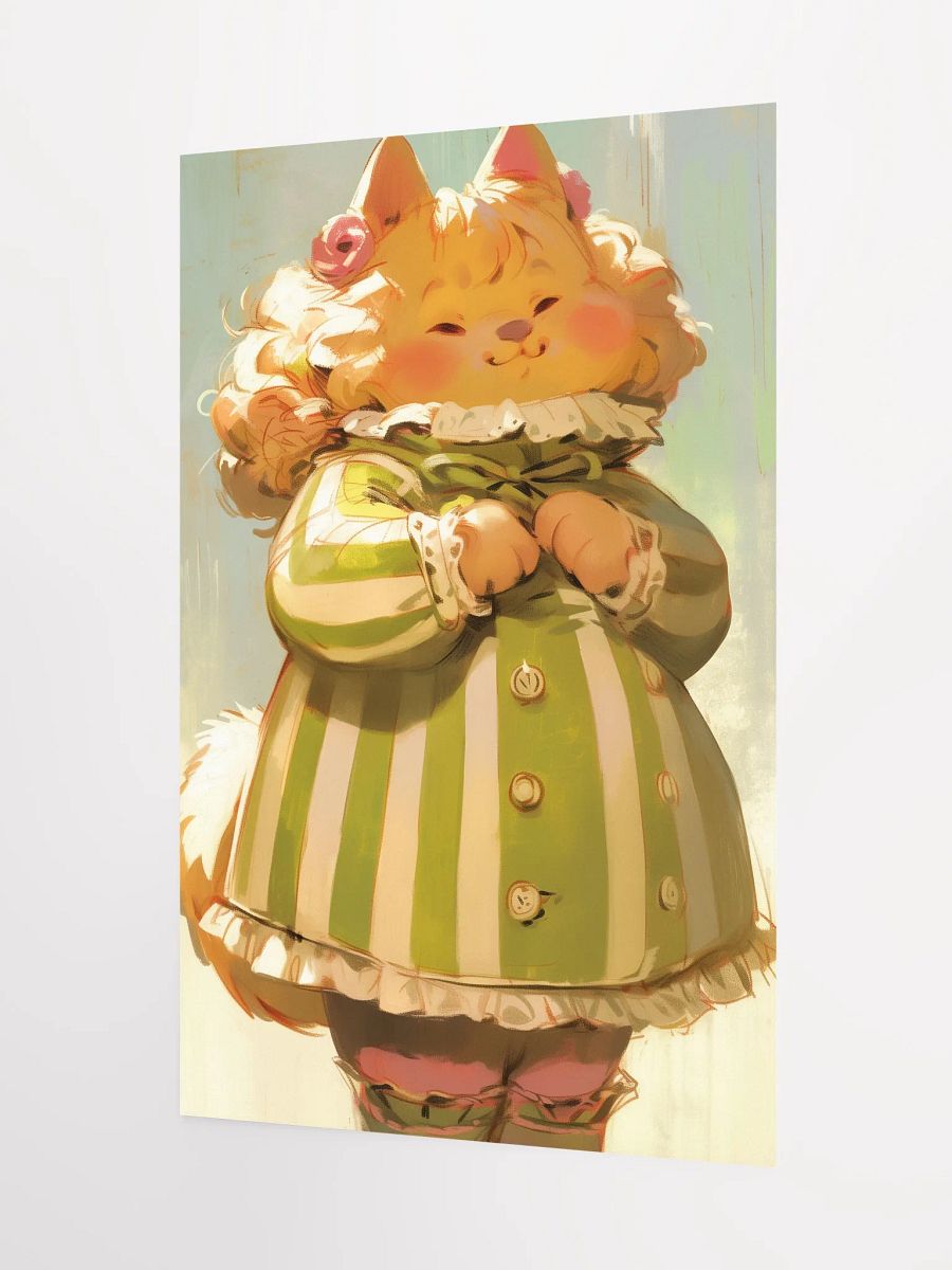 Whimsical Cat Vintage Poster product image (3)
