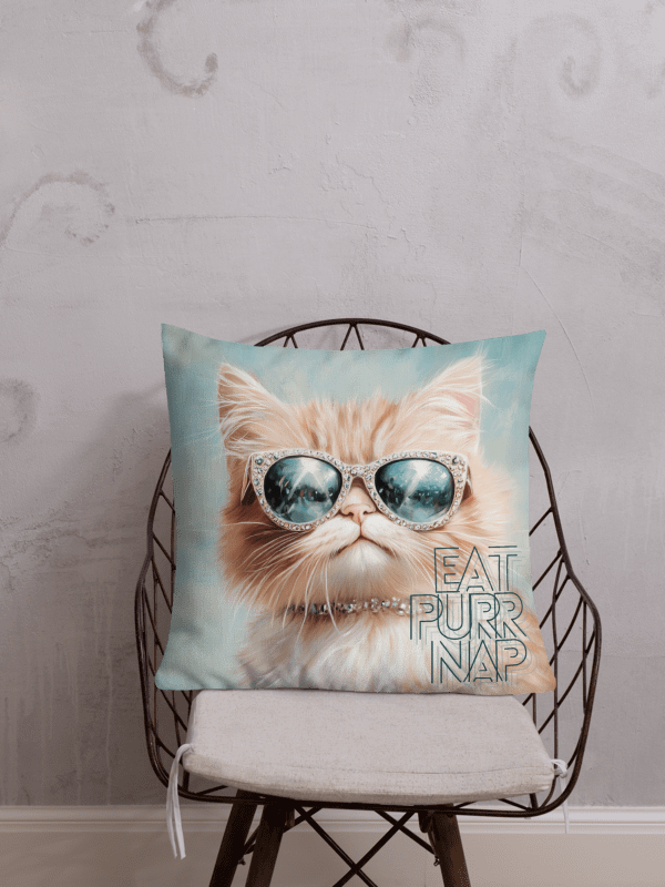 EAT. PURR. NAP: Decorative Pillow product image (3)