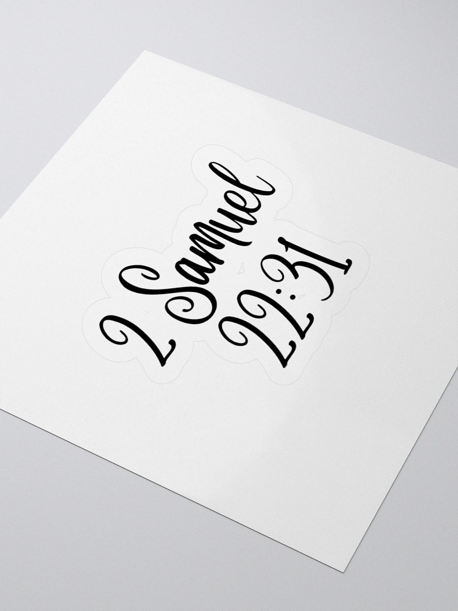 2 Samuel 22:31 product image (8)