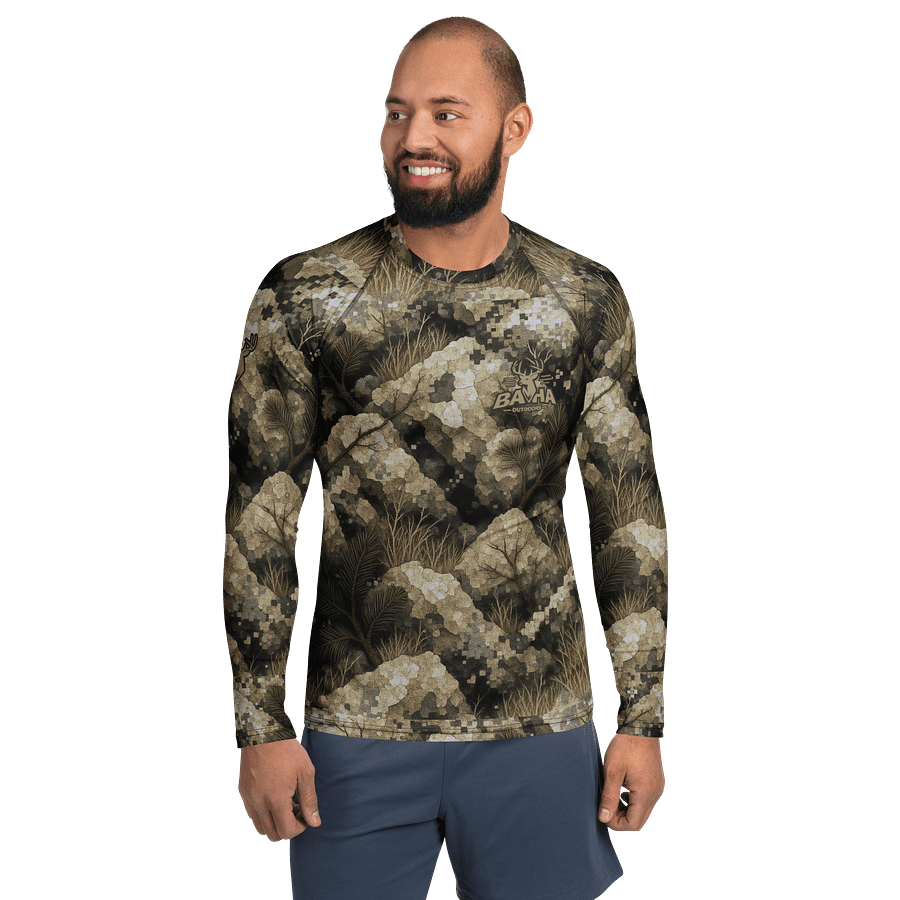 Baha Clifffade Camo Rash Guard / Sport Shirt product image (1)
