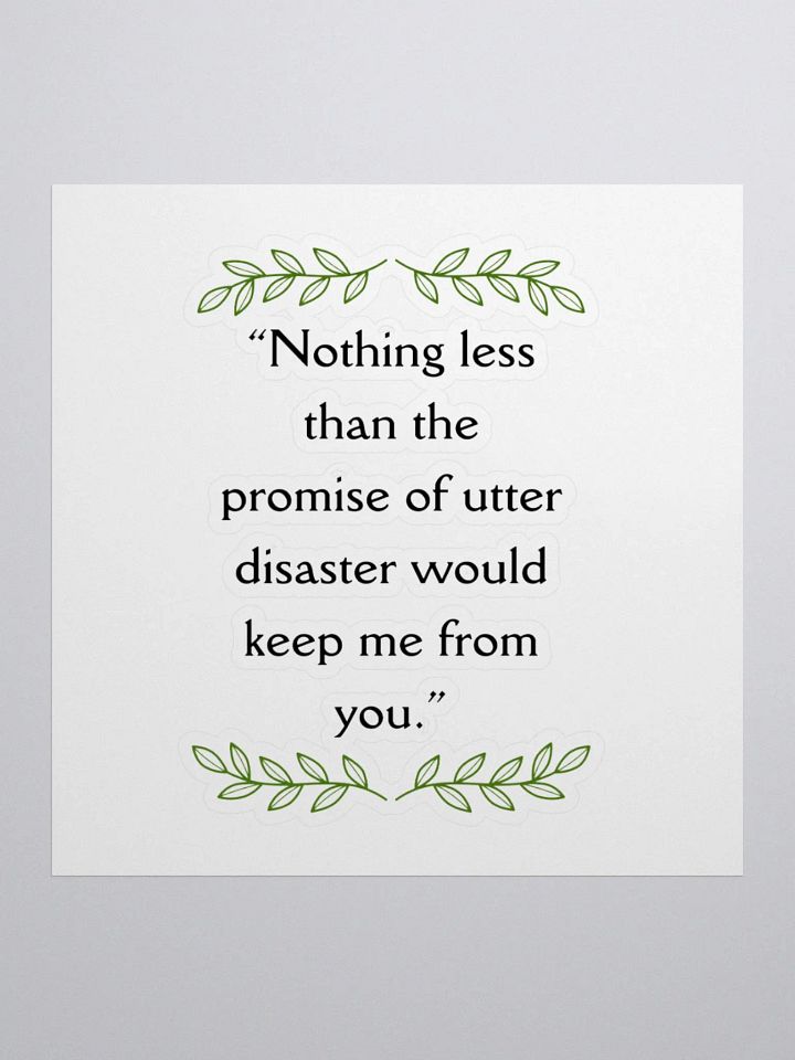 Callan Quote Sticker product image (1)