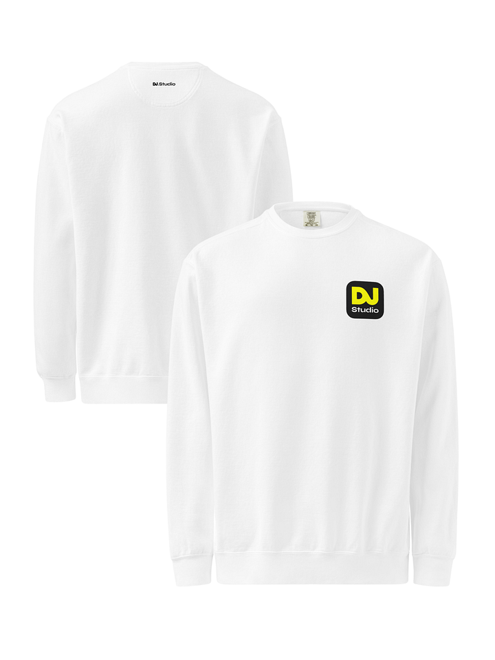 DJ.Studio White Crewneck Sweater product image (1)