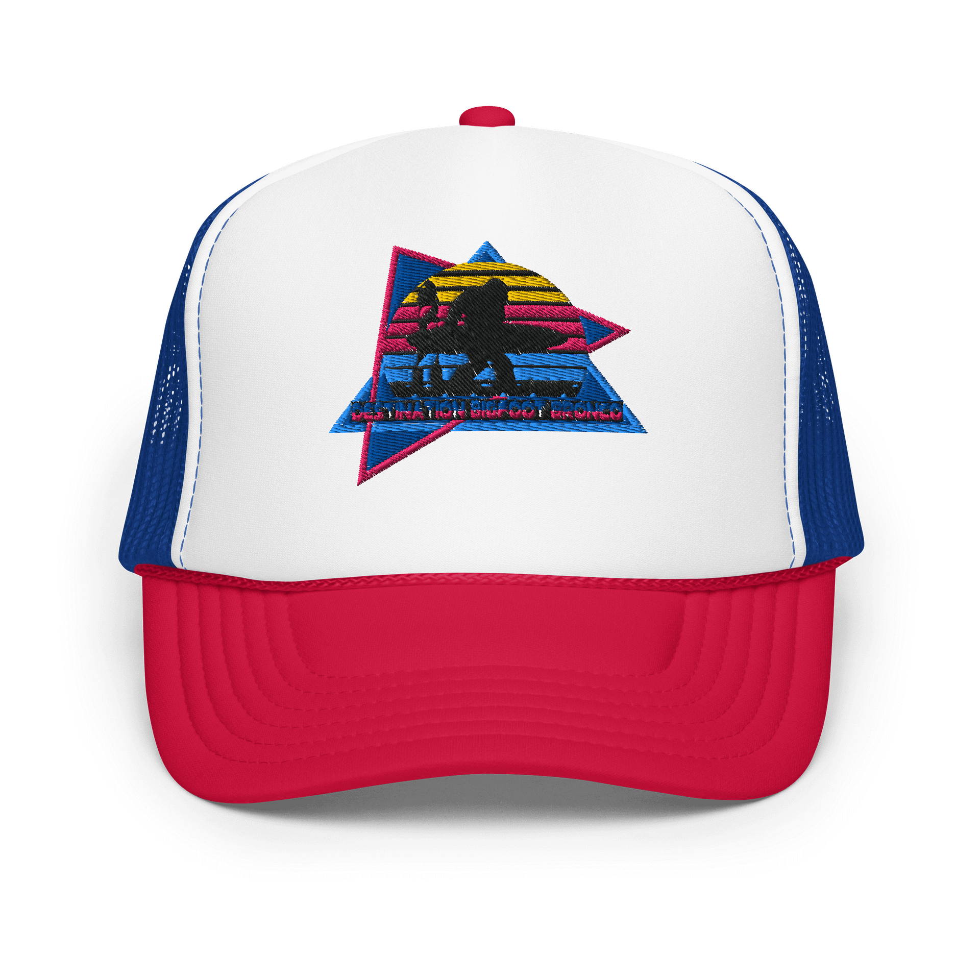 Destination Bigfoot Bronco Retro-Inspired Foamy Trucker Cap (Multiple Color Options) product image (1)