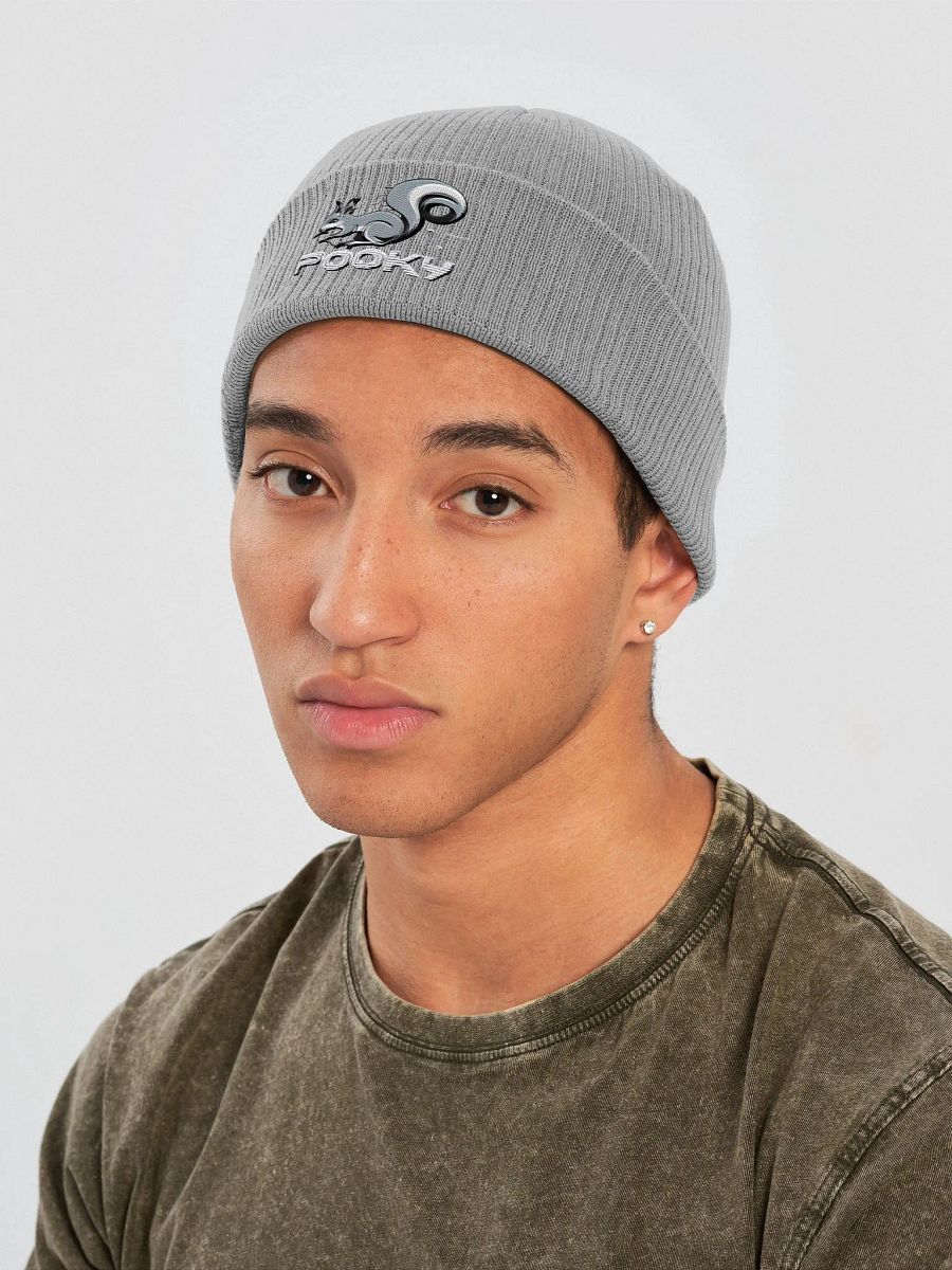 Organic Cotton Embroidered Beanie: POOKY!!!! product image (3)