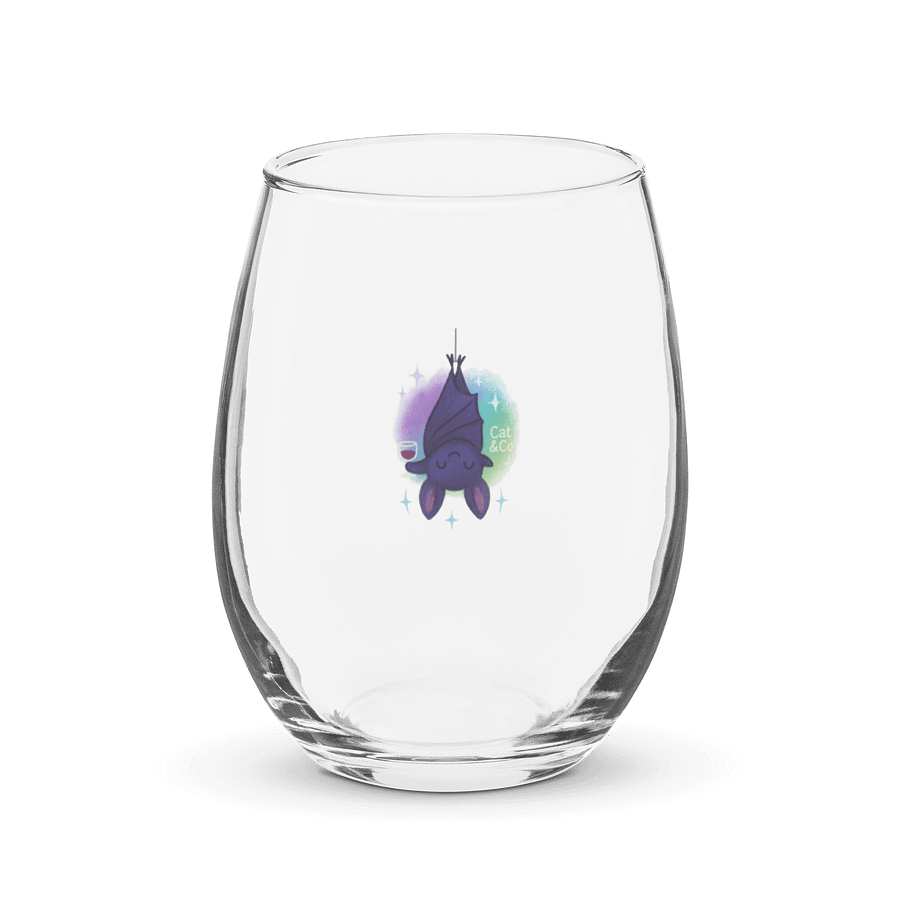 cat & co. stemless wine glass product image (1)
