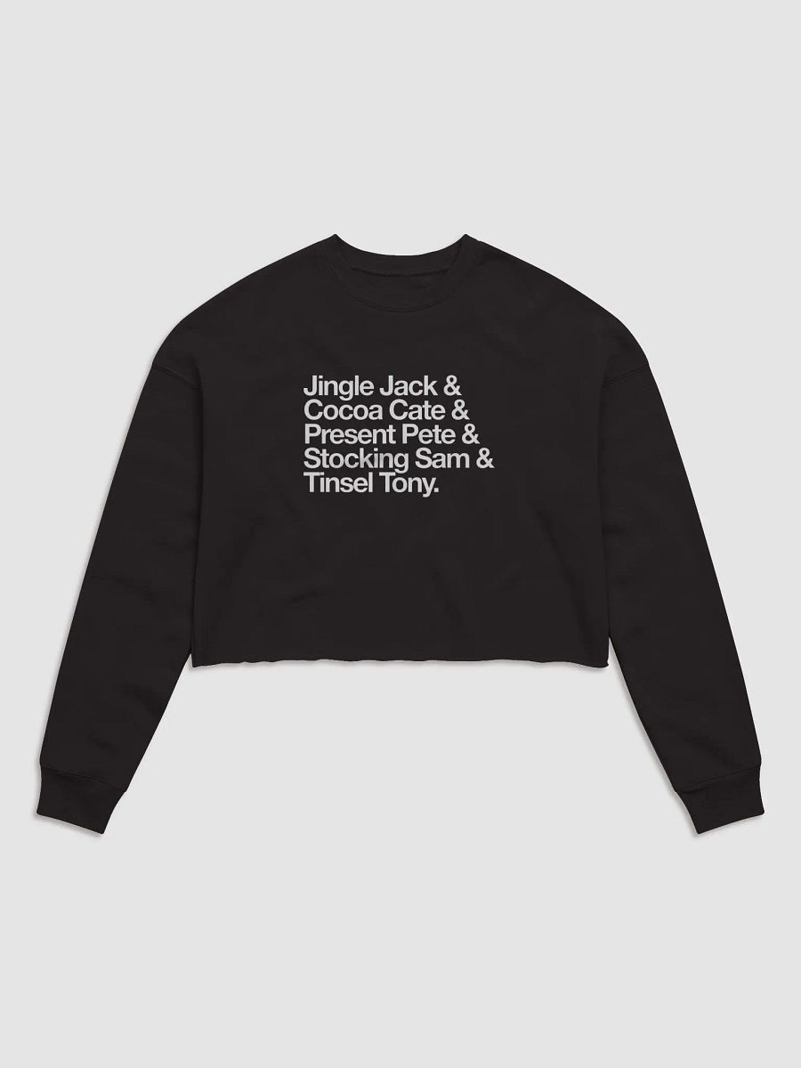 The Naughty List Names Crop Crew Neck product image (3)