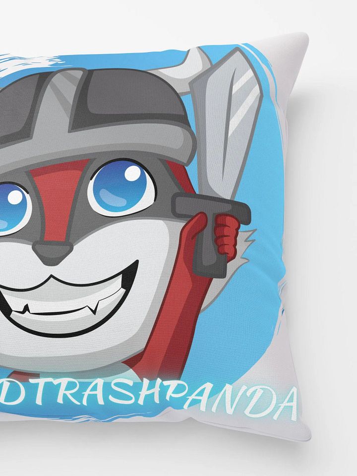 Red Trash Panda Raid Emote Pillow product image (2)