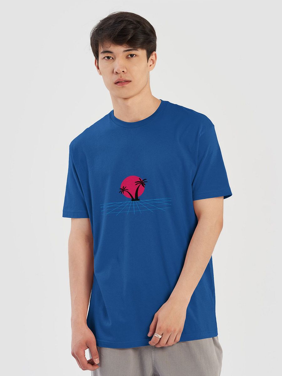Vaporwave Sunset Silhouette T-Shirt product image (5)