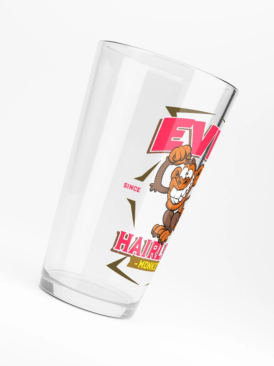 Evil Hairless Monkey v2 - Pint Glass product image (6)