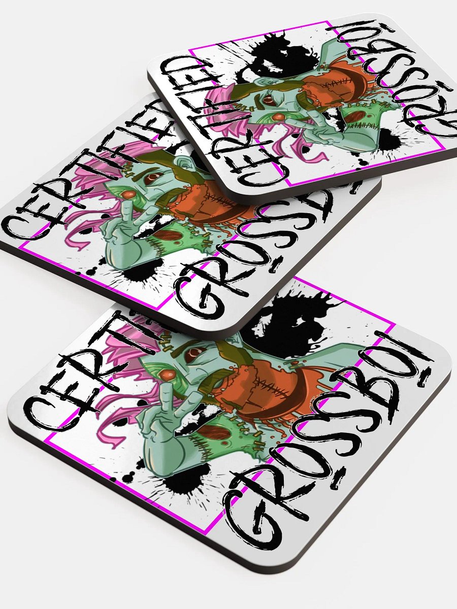 Certified Grossboi Glossy Cork Coaster product image (5)