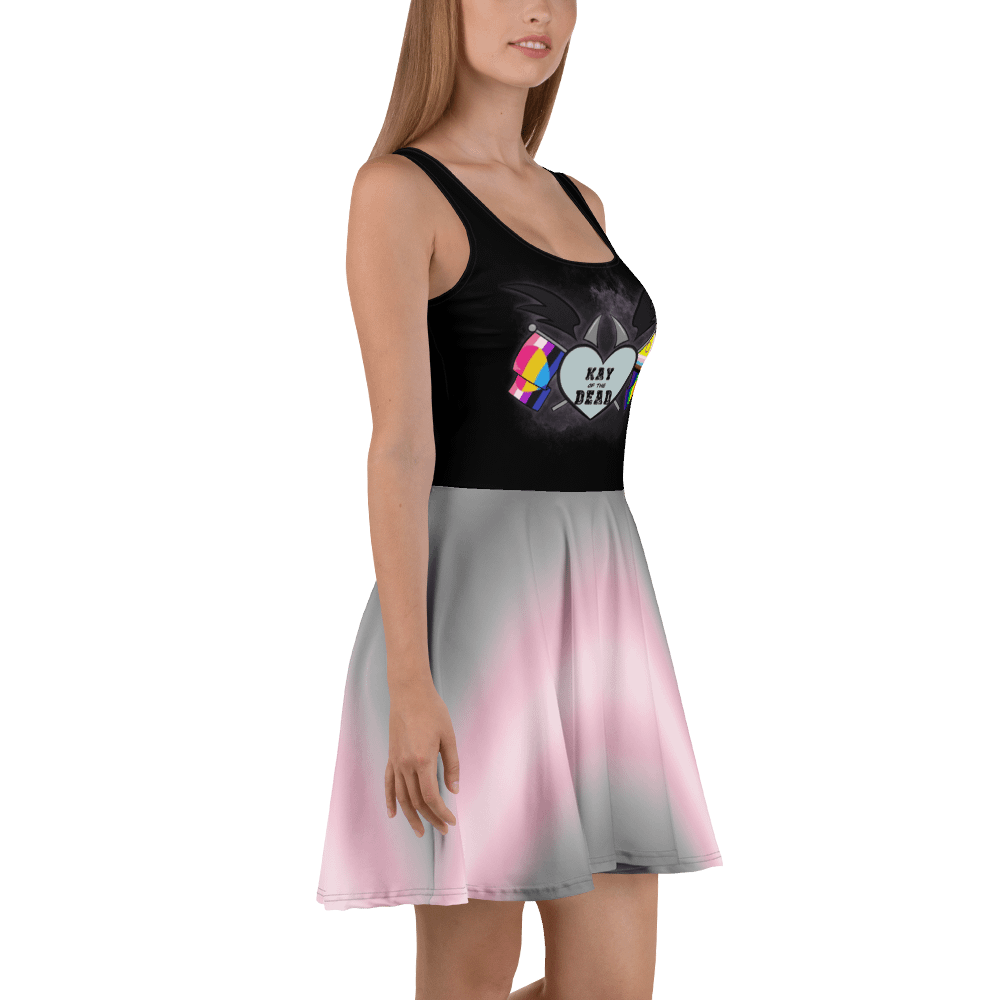 Kay_of_the_Dead Pride Logo Dress With Demigirl Pride Skirt product image (3)