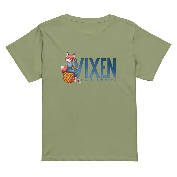 Vixen Games Pineapple Cushion Vixen short waist T-shirt product image (47)