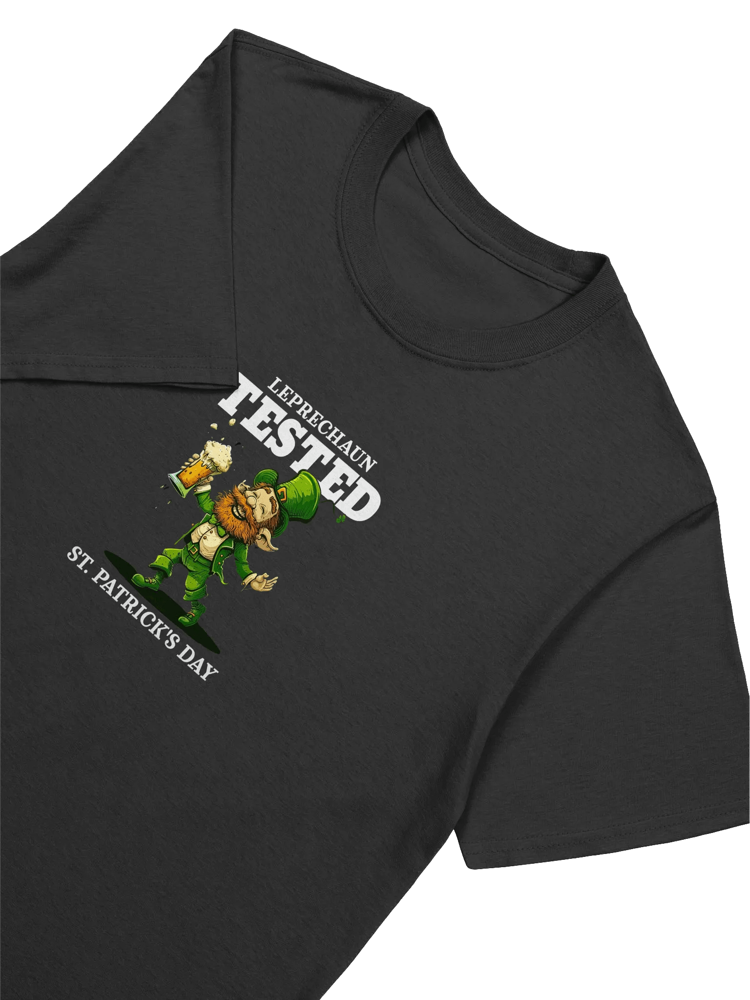 Funny St Patrick's Day Unisex T-Shirt With Irish Leprechaun product image (3)