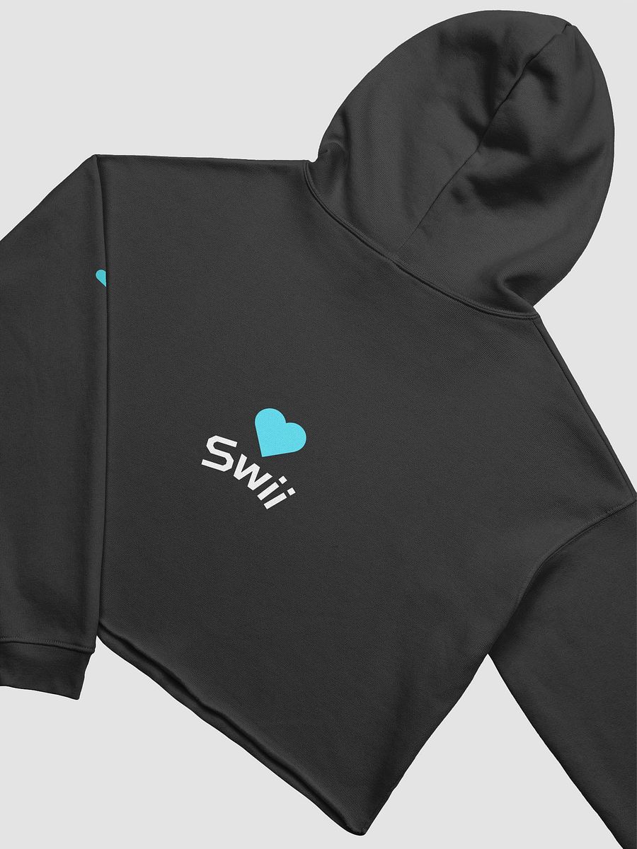 Bunny Swii Cropped Hoodie Blue product image (4)