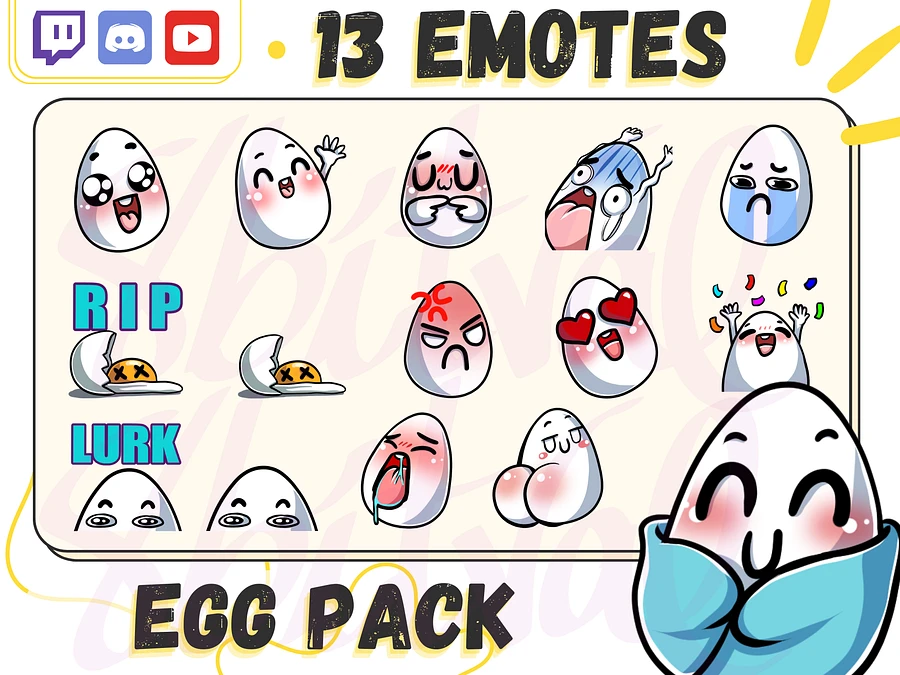 Egg Emote Bundle product image (1)