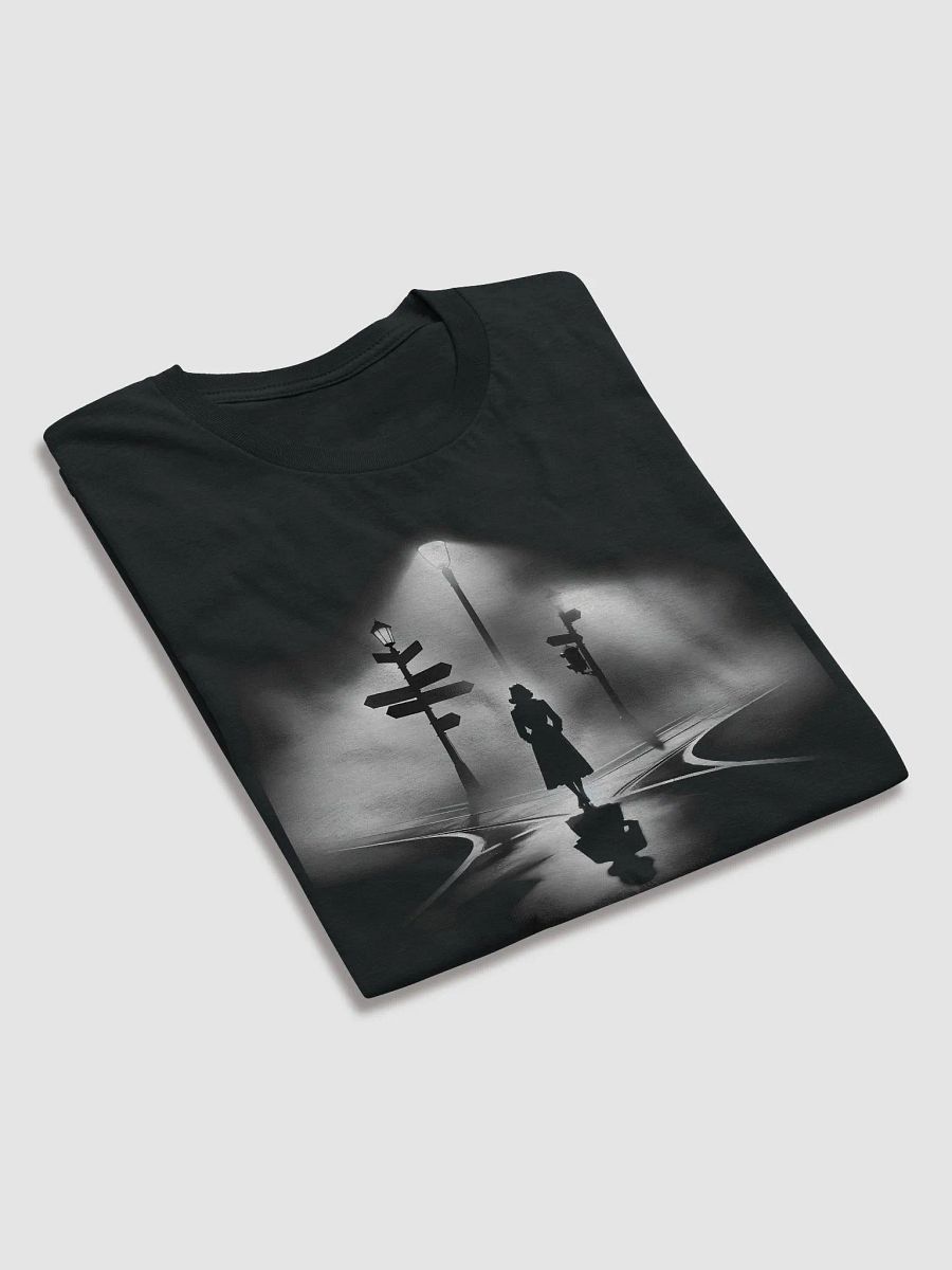 Crossroads of Fate: A Noir Intersection (Front Print Womens Tee) product image (4)