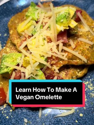 Learn how to make vegan omelette #howto #vegan #omelette 