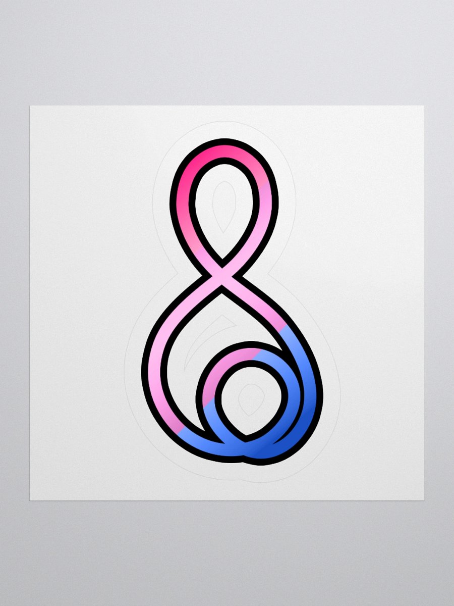 Treble Clef (Bisexual) - Kiss Cut Sticker product image (2)