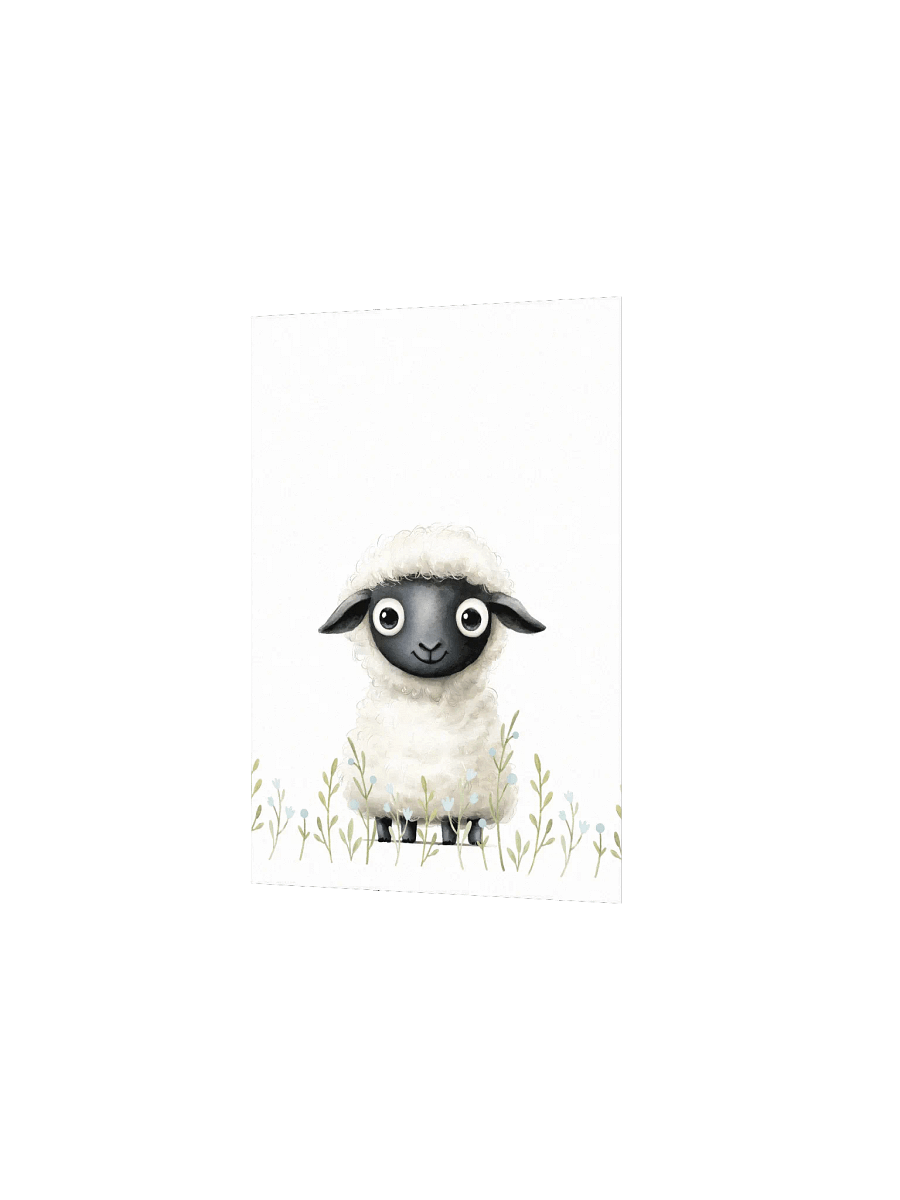 Happy Little Sheep, Farm Nursery Print product image (3)