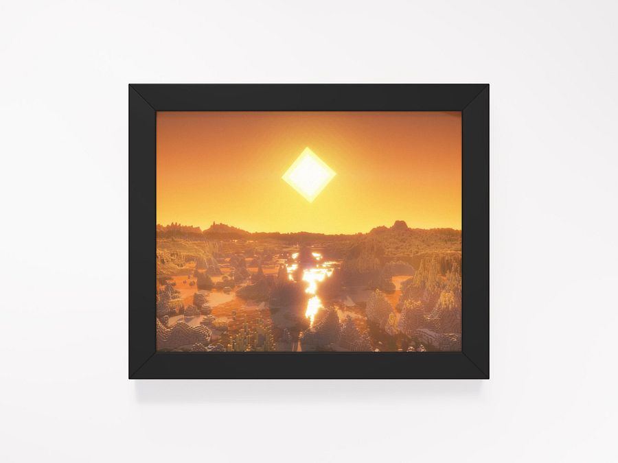 Framed Ice Plains Matte Poster product image (2)
