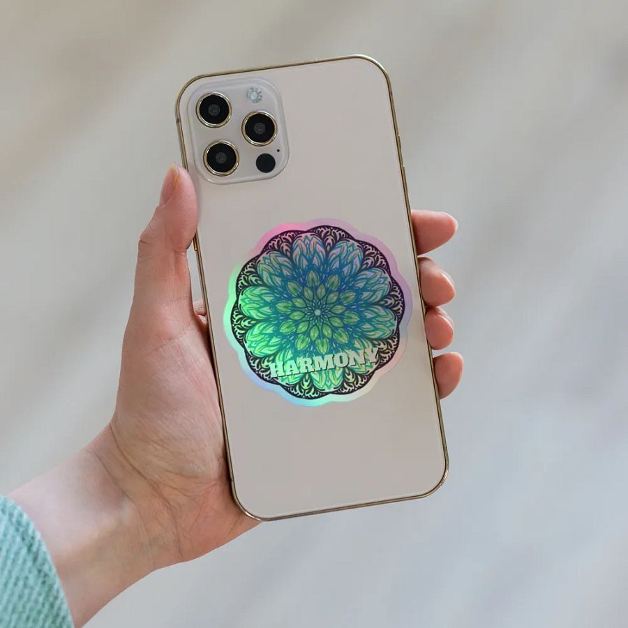 Harmony Mandala Holographic Sticker Sheet product image (3)