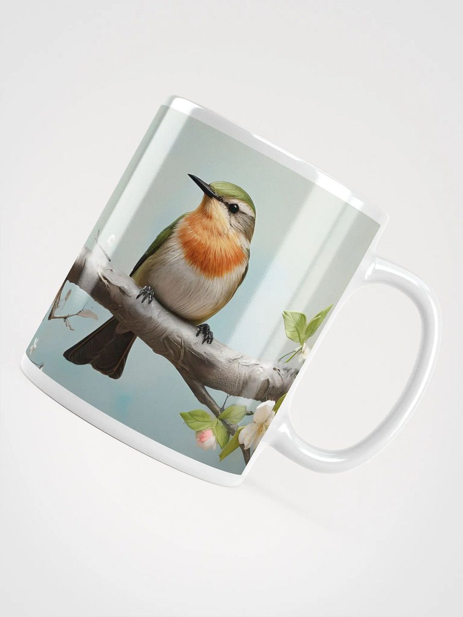 Blossom Bird White Glossy Mug product image (4)