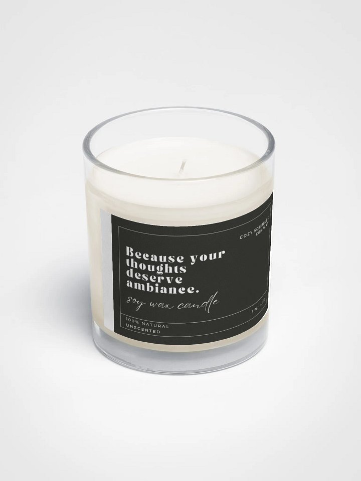 Dark Because Your Thoughts Deserve Ambiance Candle product image (2)
