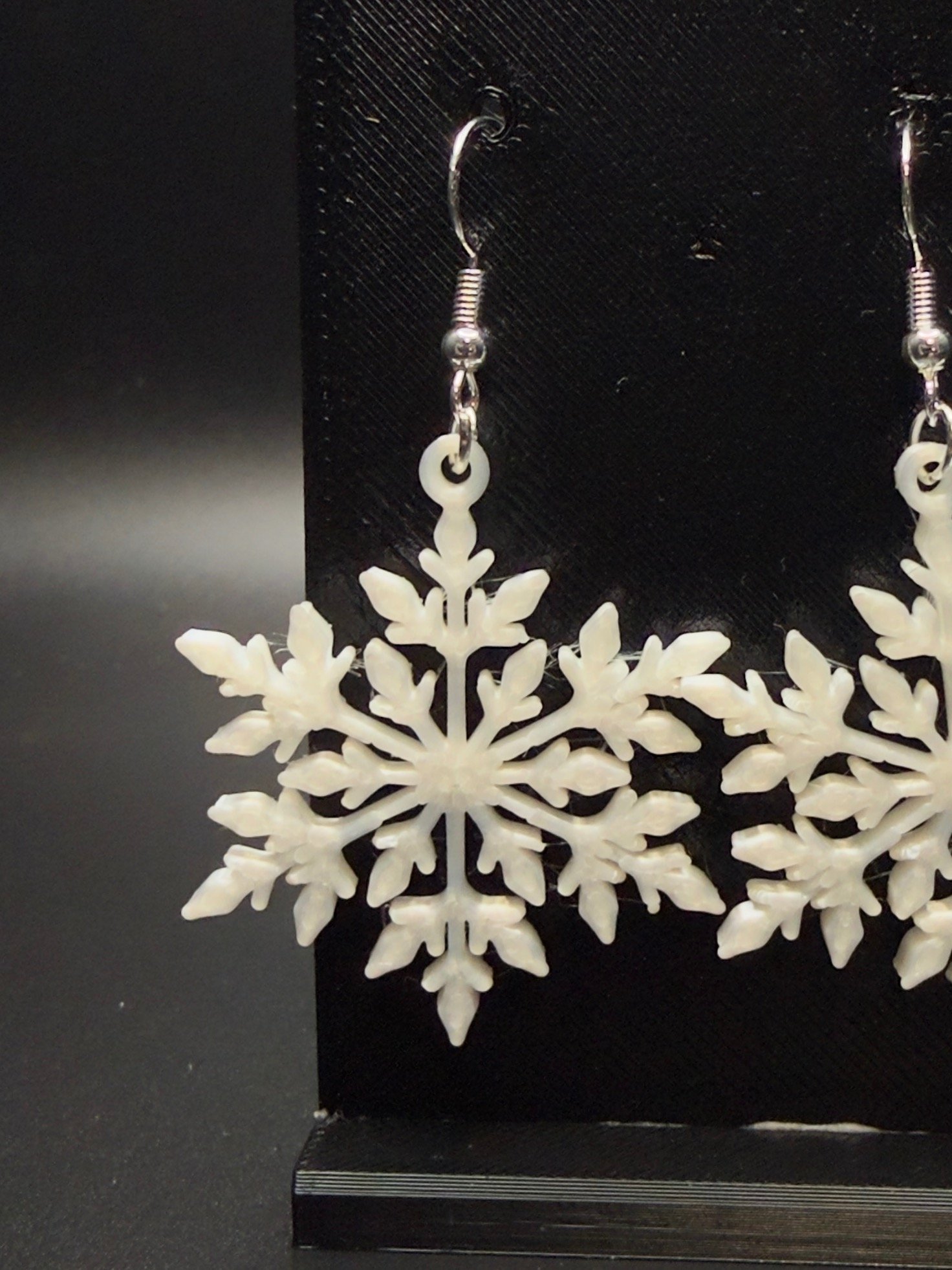 Arctic Crystal Snowflake Earrings product image (2)