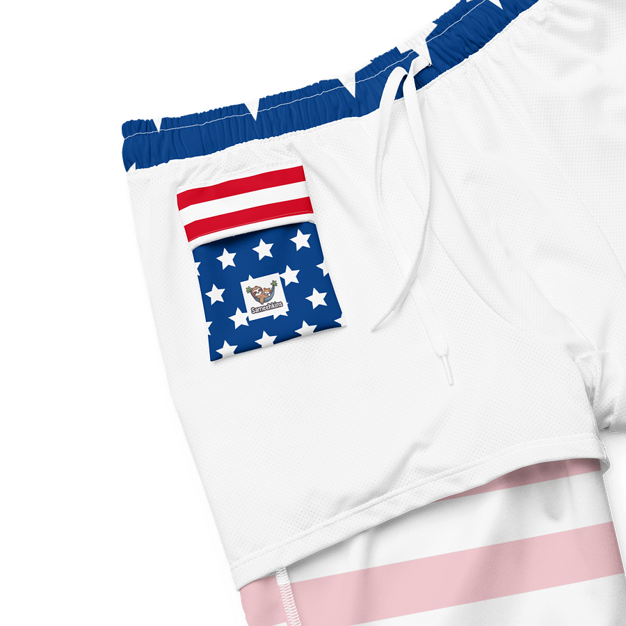 Starry Stripes All-Over Swim Trunks product image (6)