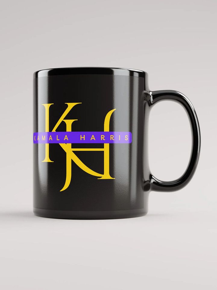 KAMALA HARRIS Black Glossy Mug product image (1)