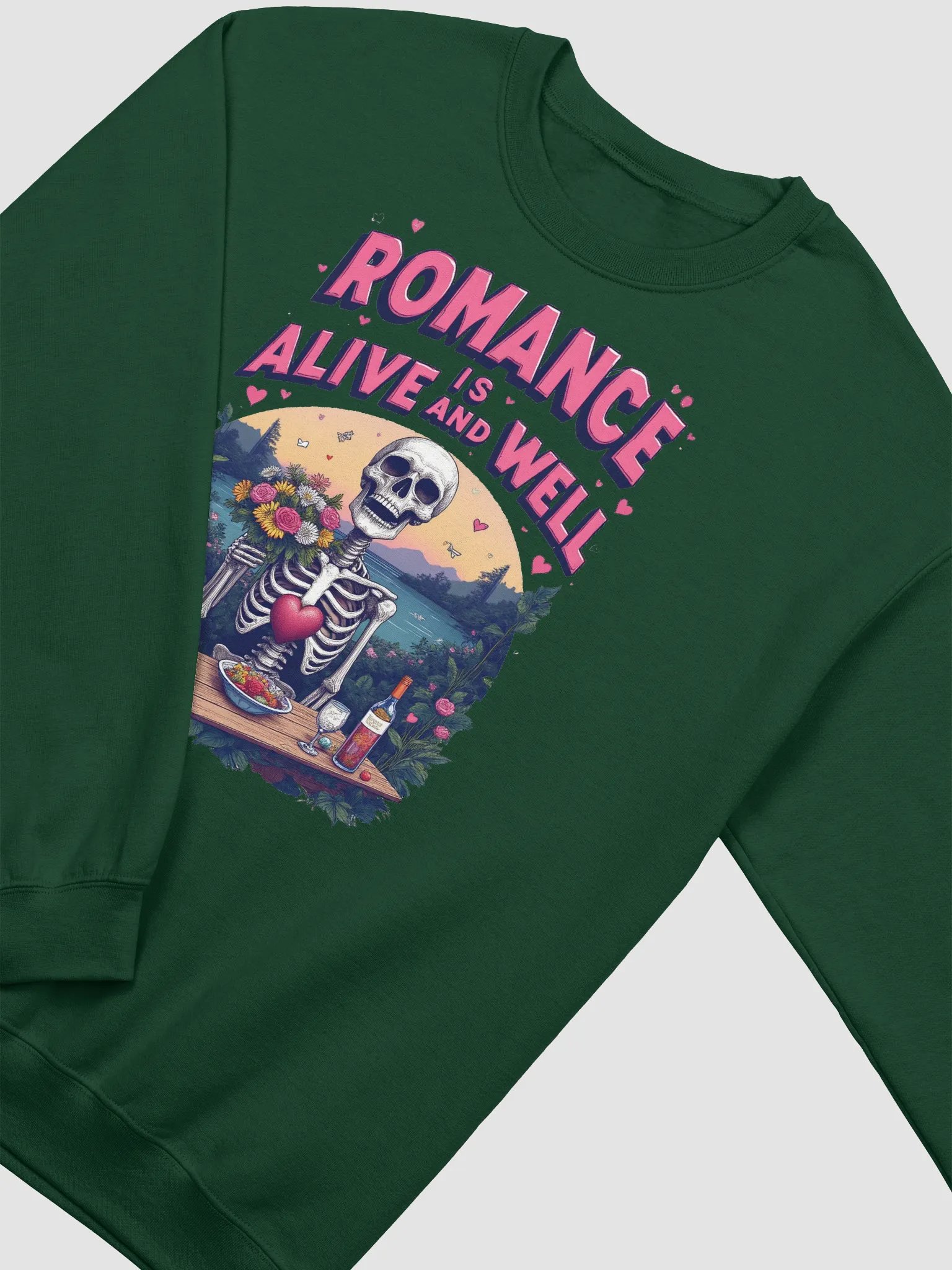 Romantic Skeleton Bouquet Sweatshirt product image (21)