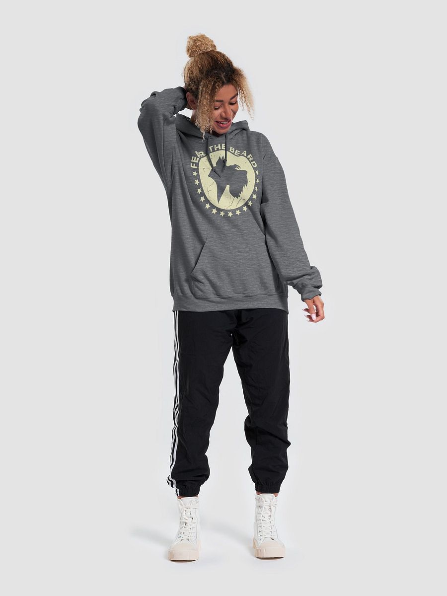 Fear the Beard Schnauzer(Off-White Print) Hooded Sweatshirt | Funny Hoodie for Schnauzer Paw-rents product image (21)