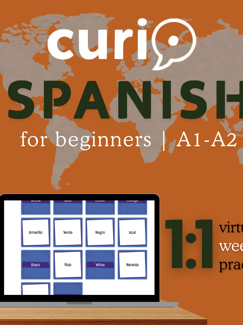 CurioSpanish: Leveled Spanish for Beginners | Weekly Live Class | Ages 8-18 product image (1)
