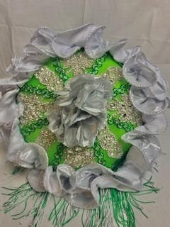Silver & Green Rhinestone Parasol product image (2)