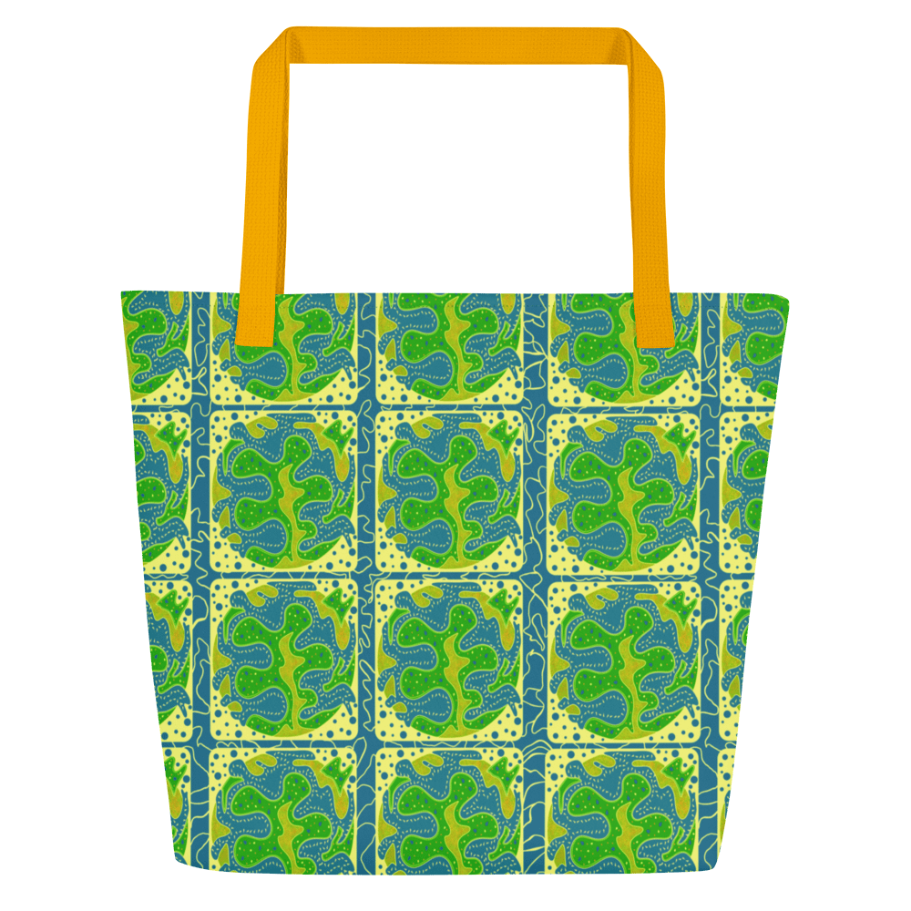 Vibrant Grid All-Over Tote Bag product image (1)