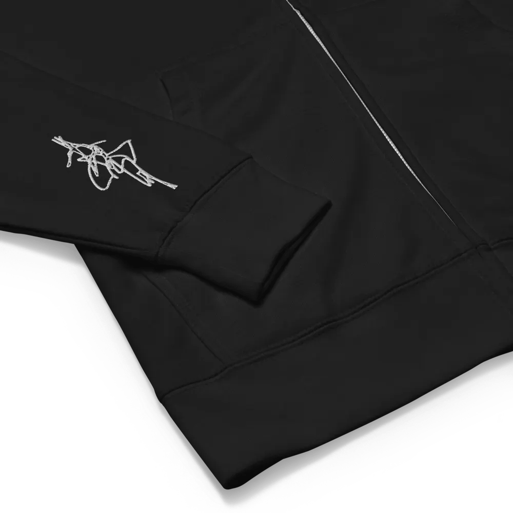 7mxrch Zip-Up Embroided Smile Hoodie product image (10)