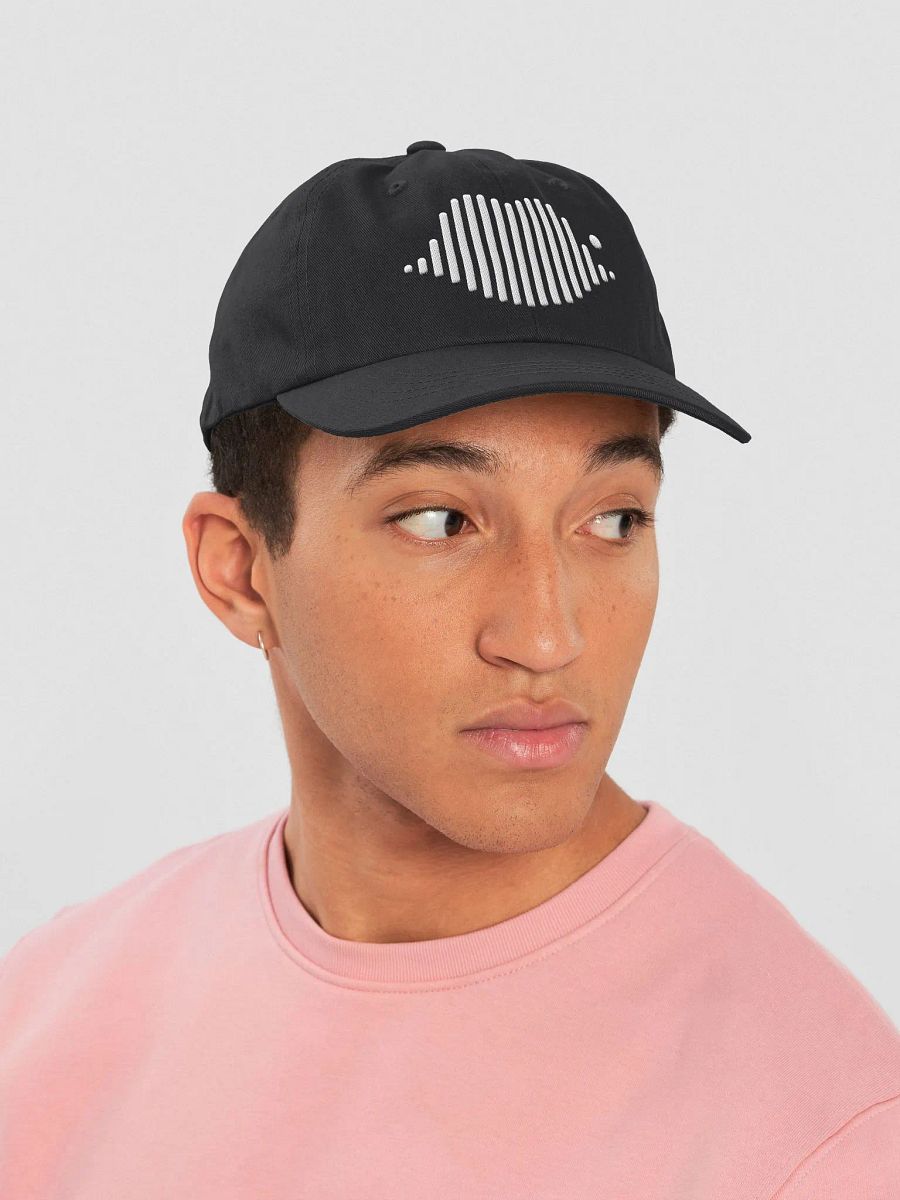 Under Covers Audio Embroidered White Lips Baseball Hat product image (2)
