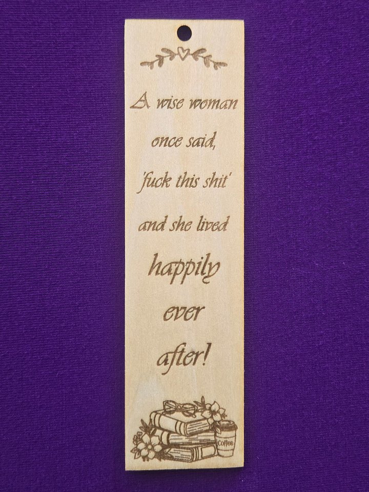 Wooden Bookmark - A Wise Woman product image (2)