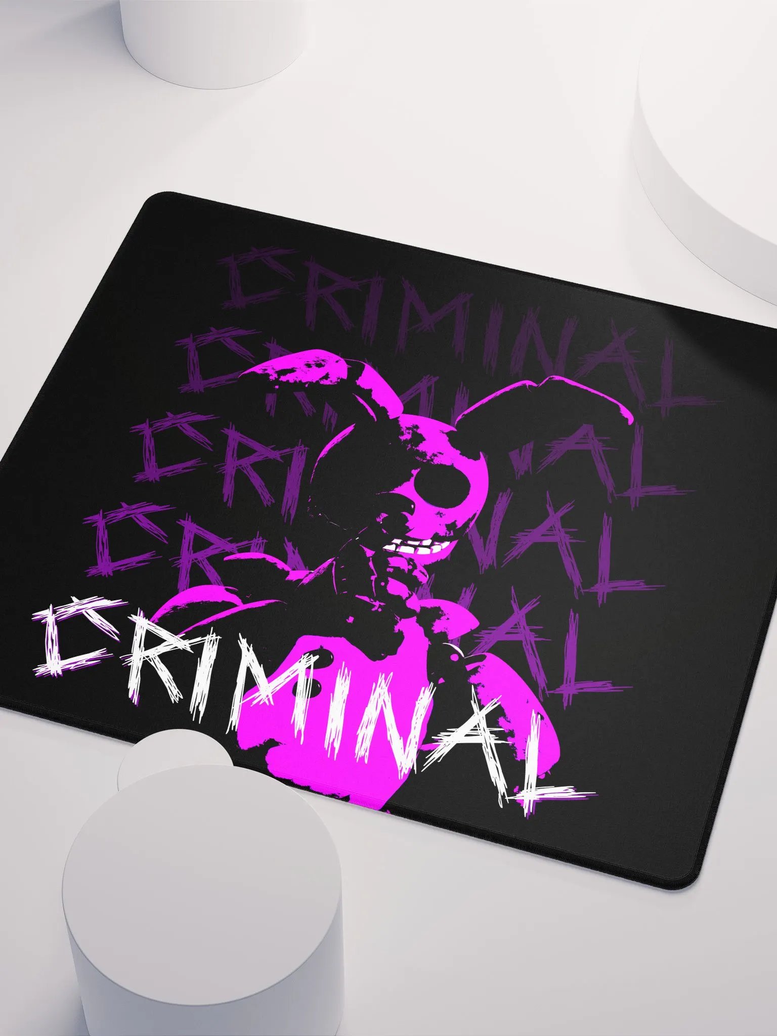 CRIMINAL - PREMIUM Gaming Mousepad (Black) product image (3)