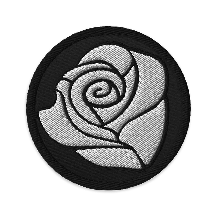 White Rose Round Patch product image (1)