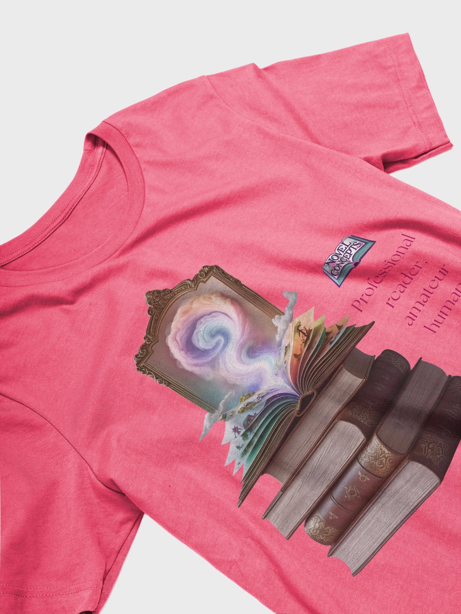 "Professional reader, amateur human" T-Shirt product image (30)