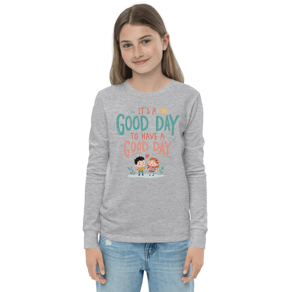 Whimsical Good Day Kids' Long Sleeve Tee product image (4)