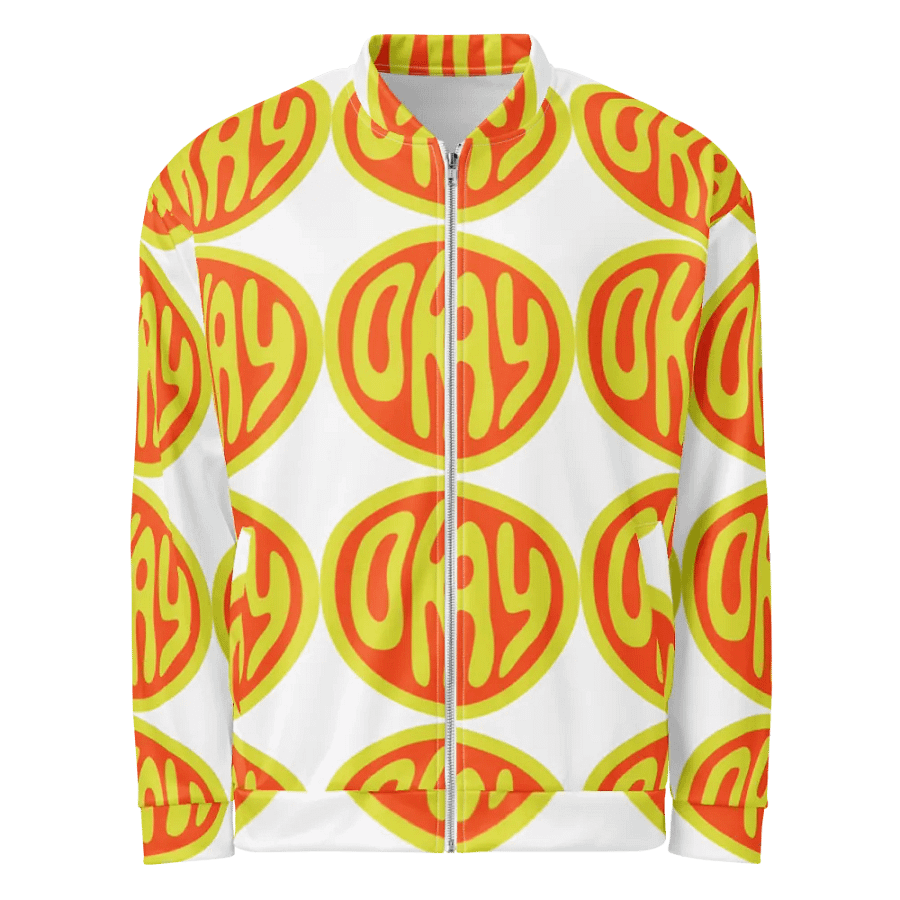 OKAY All-Over Print Bomber Jacket product image (1)