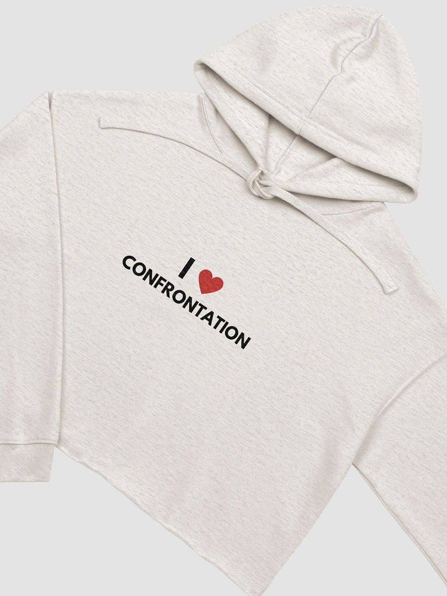 I <3 Confrontation cropped hoodie product image (13)