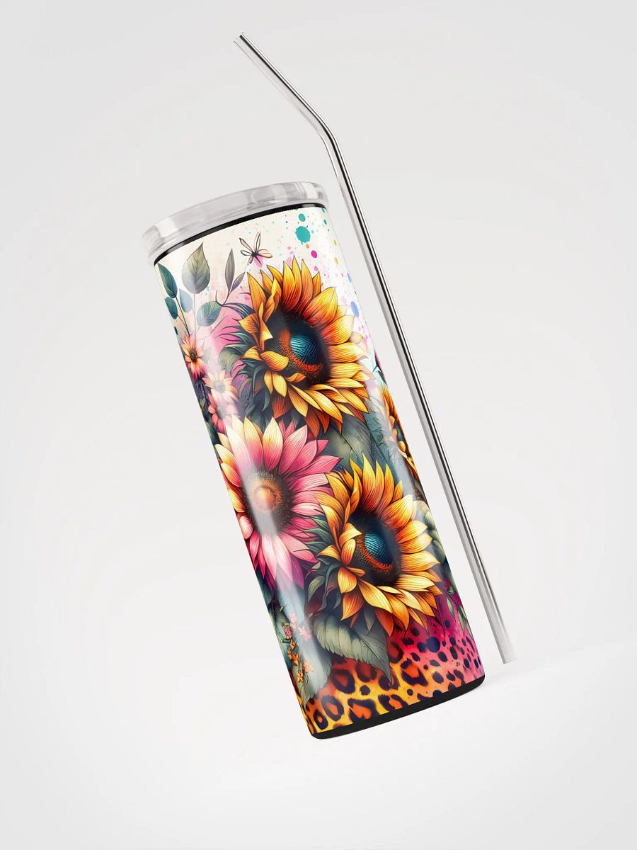 Sunflower Serenade Tumbler: Sip in Sunny Bliss! product image (4)