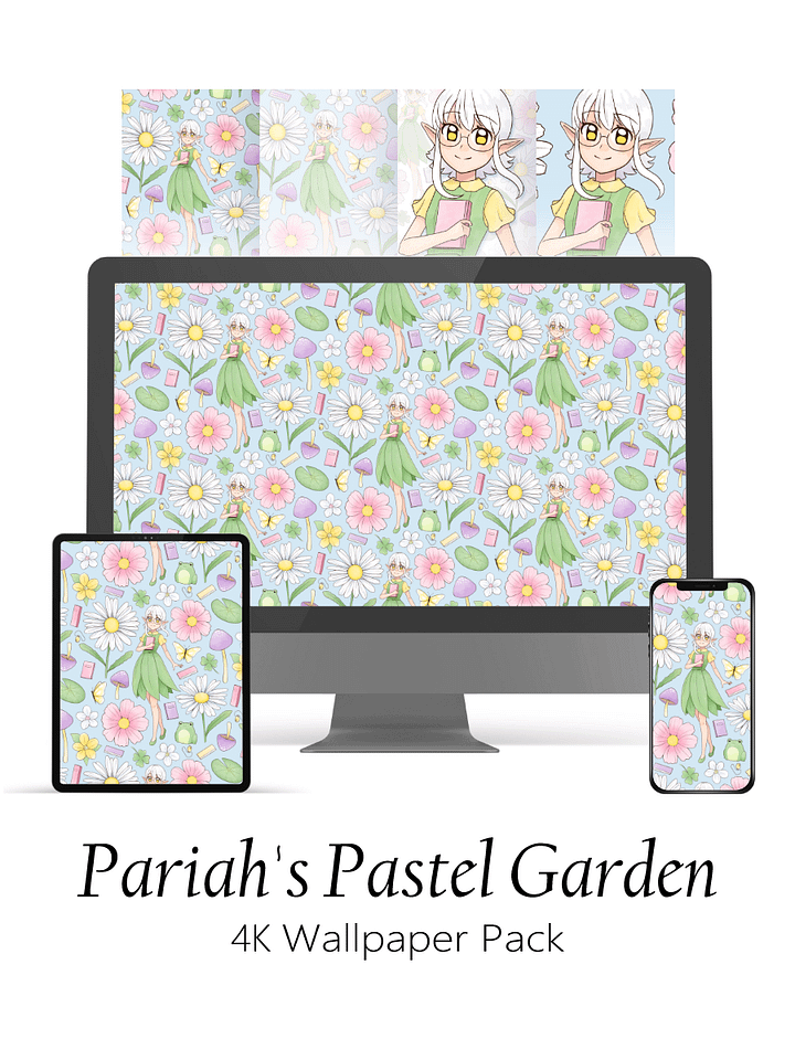 Pariah's Pastel Garden - Wallpaper Pack! product image (1)