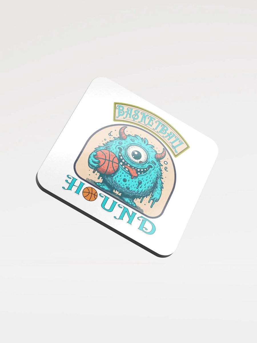 Basketball Hound Whimsical Cork Coaster product image (1)