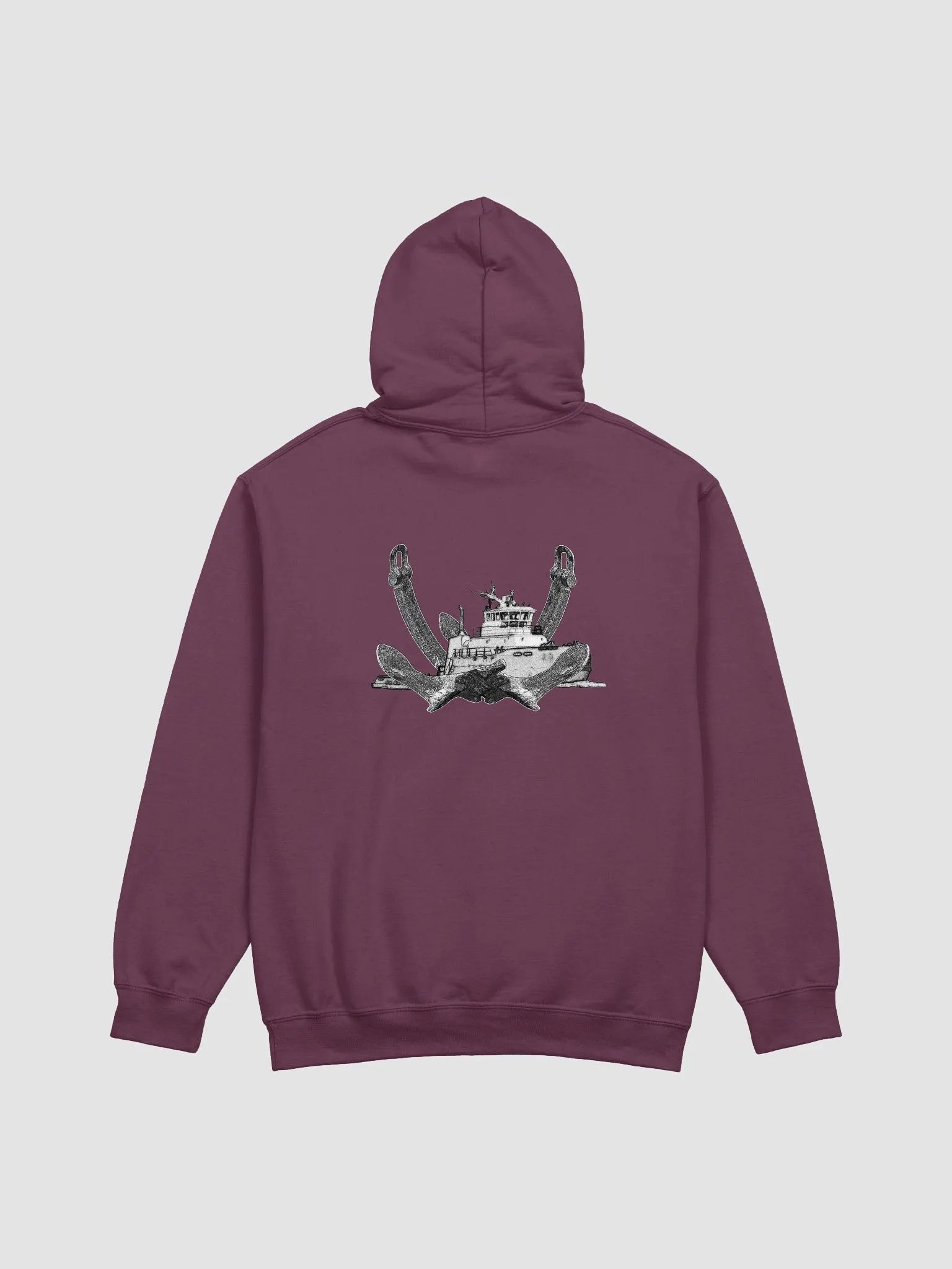 Twin Anchor Titan tug Hoodie product image (1)